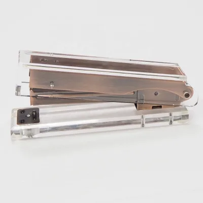 Huisen Best Bronze Hardware Office Stapler Acrylic with Modern Design