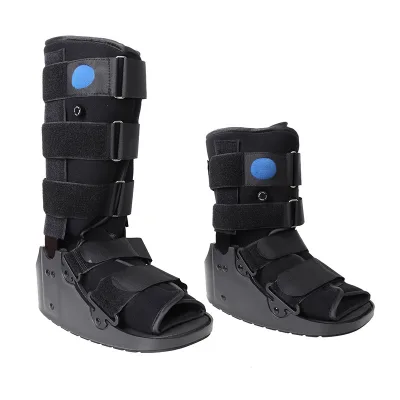 FSPG Tall Pneumatic Medical Orthopedic Walker Boot Adjustable Walking Boots for Ankle Fracture for Rollator Users