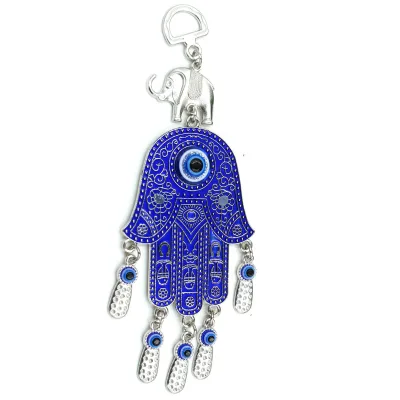 2022 Elephant Hamsa Evil Eye Amulets Ornament Car/Home/Garden/Tree Metal and Anywhere Perfect for Souvenir and Gift Shop Sales