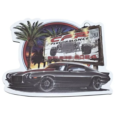 Modern Design Colorful Irregular Shape Automobile Vinyl Fridge Magnet with Magnetic Sticker for Presentations
