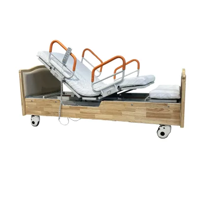 Multifunctional Household Nursing Care Bed Adjustable Rotating Feature for Home or Hospital Use