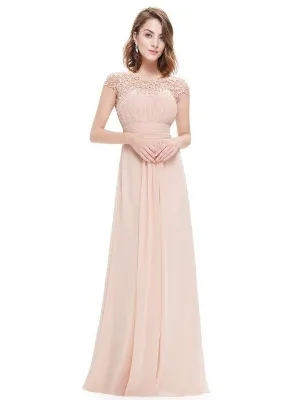2024 Modern Satin Bridesmaid Dresses Short Sleeve Floor Length with Tulle Net & Lace Beading for Wedding Parties