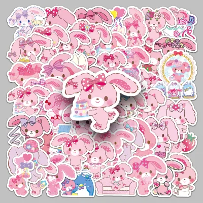 50PCS Hot Selling Lively Cute Personality Custom Bonbonribbon Stickers for Desktop & Bookshelf