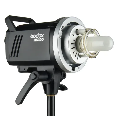 Godox MS300 300W 2.4G Built-in Wireless Receiver Lightweight Compact and Durable Bowens Mount Professional Studio Flash