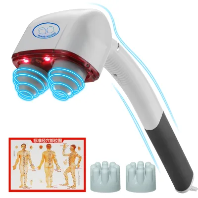 OEM ODM Dual Double Head Mini Massage Gun Dual Double Head Massager for Muscle Aches