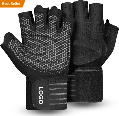 Shock Absorption Gloves Breathable Lightweight Gloves Barbell Lifting Gloves Hand Protection Gloves Dumbbell Training Gloves