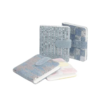 64 Pocket Self-Adhesive Sticker 3 Inch Mini Photo Album Kpop Style Game Card Postcard Collection Book Printed Logo Binder
