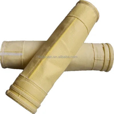 50%pps and 50%ptfe Filter Bag 650gsm With a Diameter of 140mm Thickness 1.8mm for Matching Bag Cages in Cement Plants