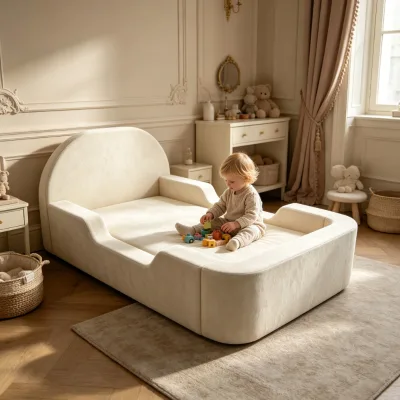 Oeko-Tex Certified Foam Mattress Kids Floor Bed, Living Room Sofa, Vacuum Compressed Packing, Factory Customization