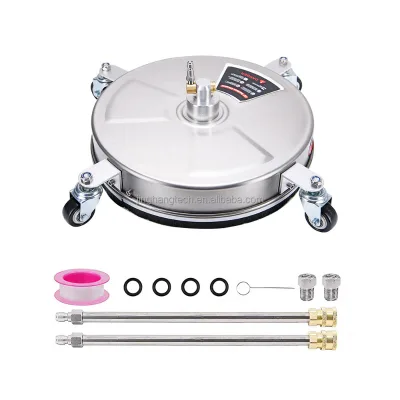 JH Industrial Professional Cleaning Equipment 15inch Flat Surface Cleaner with Wheels New Condition