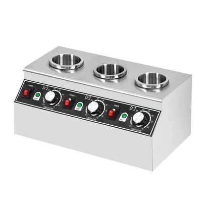 SZ-SW03 Commercial Electric Stainless Steel Sauce Warmer Chocolate Sauce and Jam Warming Bottle Constant Temperature Heating