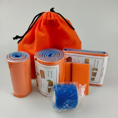 Aluminum Alloy and Polymer Roll Splint Outdoor Emergency First Aid Training Accessory for Shaping Hand and Leg Fixing