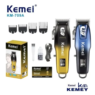 For Stainless Steel Blade Hair for KM-709A USB-Charging Household Electric Trimmer Professional Barber for