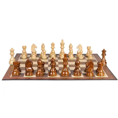 Wholesale Customized Portable Chess Set Resin Plastic Material for Indoor Children's Puzzle Games