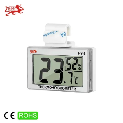 HY-2 Mini Indoor Hygrometer,Digital Thermometer Humidity Gauge Meter,Thermometer Monitor for Thermostat Reptile Tank,Mason Jars