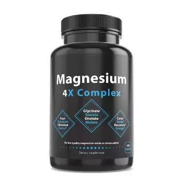 4X Complex Magnesium Glycinate Taurate Malate Orotate Capsules Healthcare Supplements Brain Health Muscle Recovery Powder Tablet