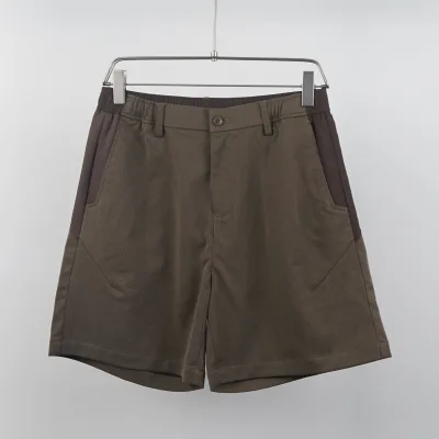 High Quality Summer Type Men Cotton Cargo Shorts Breathable Casual Mid Waist Elastic Dry Quickly Men Beach Shorts