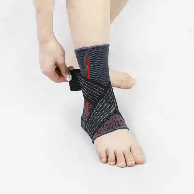 Sport ankle support adjustable ankle brace elastic ankle guard for running