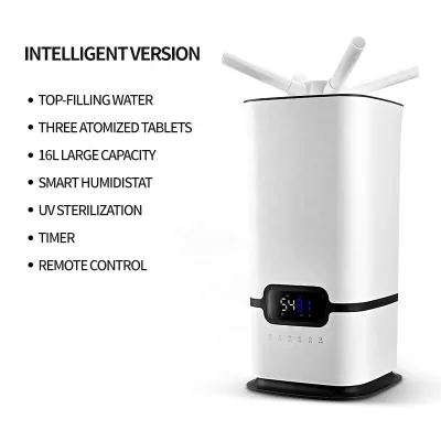 16L Large Capacity Big Space Commercial Office Room Hocl Heavy Fog Industrial Ultrasonic Fogger Air Humidifiers for Home