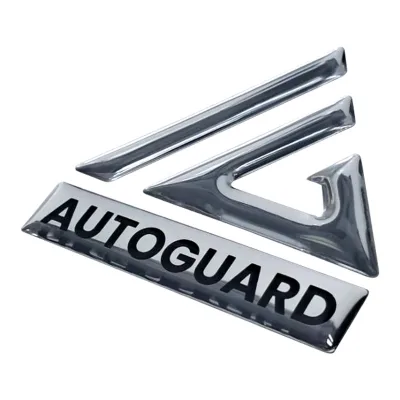 AG AG Model 3D Crystal Transparent Epoxy Resin Waterproof Nitto 500 Adhesive Sticker Silk Screen Printed for Automobiles