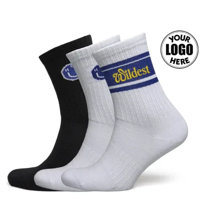 Custom Men Daily Dress Work Socks logo Custom Men Socks