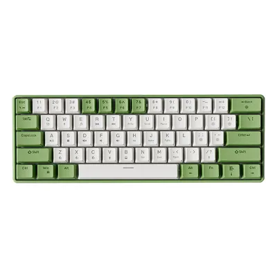 68-key Tri-mode Connection RGB Backlit Mechanical Keyboard Portable Office and Gaming Laptop Mechanical Keyboard