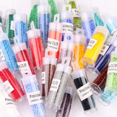 High-quality Czech Preciosa 6/0 8/0 Solid Color Non-fading Glass Seed Beads