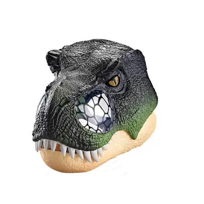 Jurassic World Dominion Chomp N Roar Tyrannosaurus Rex Dinosaur Mask with Motion & Sounds, T Rex Role-Play Toy