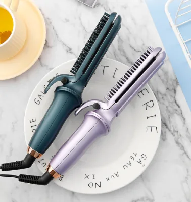 Electric 2n1 Straightener Volumizing Styling Tool One Touch Control for Women and Alon Home Use