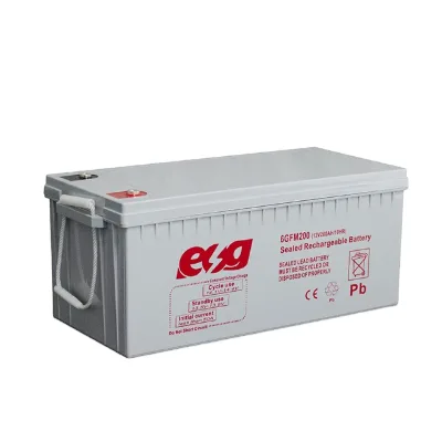 ESG Ultra Low Temperature Operation Solar Deep Cycle Light Weight Long Life 12v200ah Sealed MaintenanceSilicate Liqugel Battery