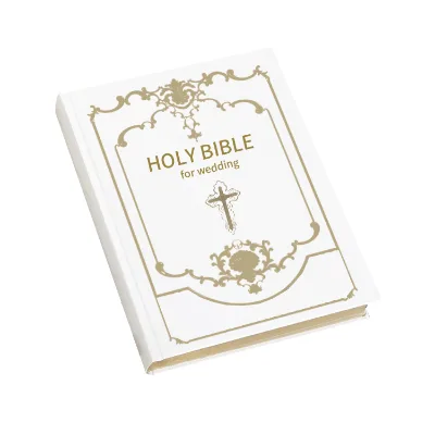 New Design Perfect Bound Hardcover NKJV Wedding Bible New International Version with Offset Paper