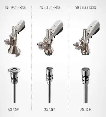 A S D G Type Sankey Beer Keg Coupler Stainless Steel Keg Tap Draft Beer Dispenser Head for Brewery Homebrew Kegerator System