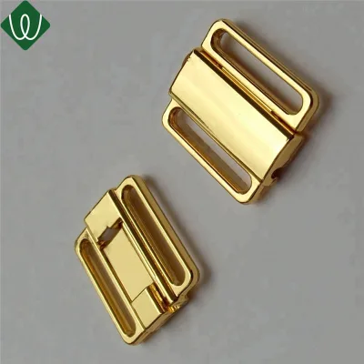10mm Zinc Alloy Plating Magnetic Clasp Buckle Swimwear Bra Front Closure Eo-friend Fastener Factory Direct Hot Selling