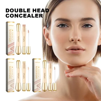 Long Lasting Waterproof Anti-Wrinkle Concealer Stick, Full Coverage Brighten Dark Circles Wholesale Face Corrector
