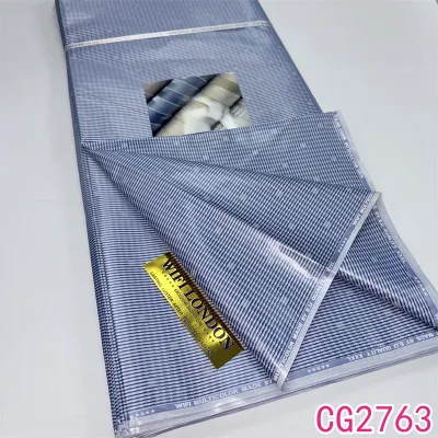 High Quality 100% Cotton African Bazin Riche Jacquard Woven Fabric for Men Garment Use Width 62/63"
