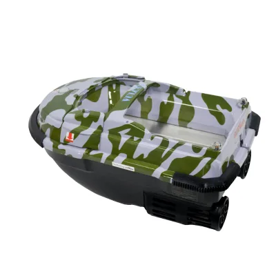 Vulcan Carp Fishing Bait Boat Dual 12Ah Battery Bait Boat, 2+ Hours Runtime, Low Voltage Warning Light
