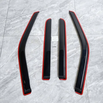 In Channel Rain Guards Window Visors for Ford F 150 Raptor Crew Cab Truck Accessories
