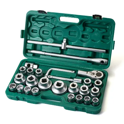 Quality Guarantee 26pc Impact Socket Set New Style Hand Tool Kit for Garden Repair Customizable OEM Hard Case Packaging