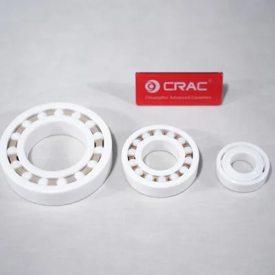 Non-Magnetic Zirconia Ceramic Deep Groove Ball Bearing White ZrO2 for Medical MRI Equipment and Structure Ceramic Applications