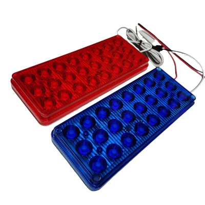 12V 24V New Design Waterproof Super Bright LED Signal Lights square Highlight Waterproof LED Side Light