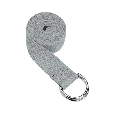 Exercise Fitness Premium Athletic Stretch Band with Adjustable Metal D-Ring Loop Yoga Strap