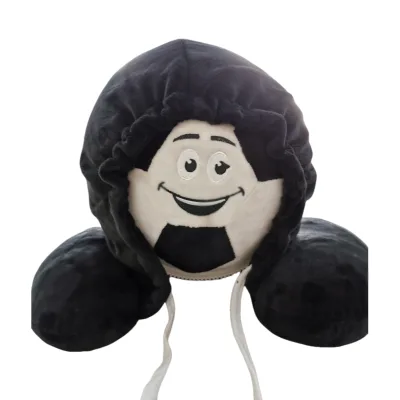 Cute Animal Soft Hooded Travel Neck Pillow Cartoon Animal U Shaped Neck Pillow Customized logo