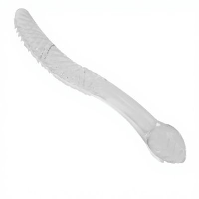 Safety Soft Clear Glass Dildo Artificial Penis Sex Toy for Adults 100% Waterproof