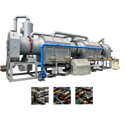 High Temperature Automatic Continuous Carbonization Furnace for Paint Removal From Metal Sheets and Honeycomb Panels