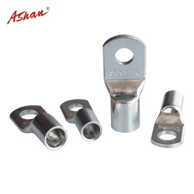 SC Type Tinned Copper Cable Lugs 600V Crimp Terminal SC2.5-5 Wire Nose for 2.5mm²~400mm² Electric Power Cable Wiring