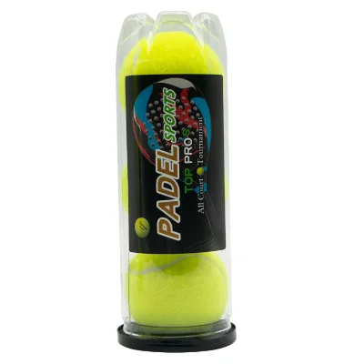 Competition Level Professional Pressurized Padel Tennis Balls - High Elastic 57% Australia Wool Padel Balls in Tube