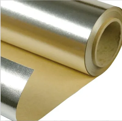 Anti-oil Anti-mildew Hard Tea/Coffee Packaging Aluminum Foil/Metallized Film Laminated Brown/White Kraft Paper Wrapping