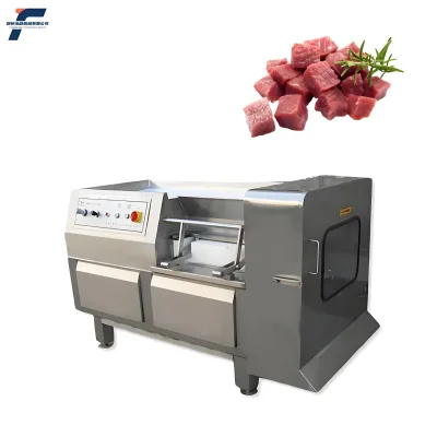 New Automatic Frozen Meat Dicing Machine Beef Dicer Slicer with Cube Cutter 304 Stainless Steel 2-Year Warranty