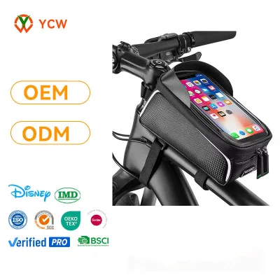 2026 Factory Wholesale Waterproof Bicycle Bags & Boxes Cycling Bicycle Front Frame Handlebar Bag Bike Bag