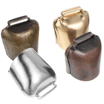 Pet Decoration Metal Crafts Cow Horse Sheep Grazing Iron Bells Cattle Farm Animal Loud Bronze Bell Cow Bell Noise Maker